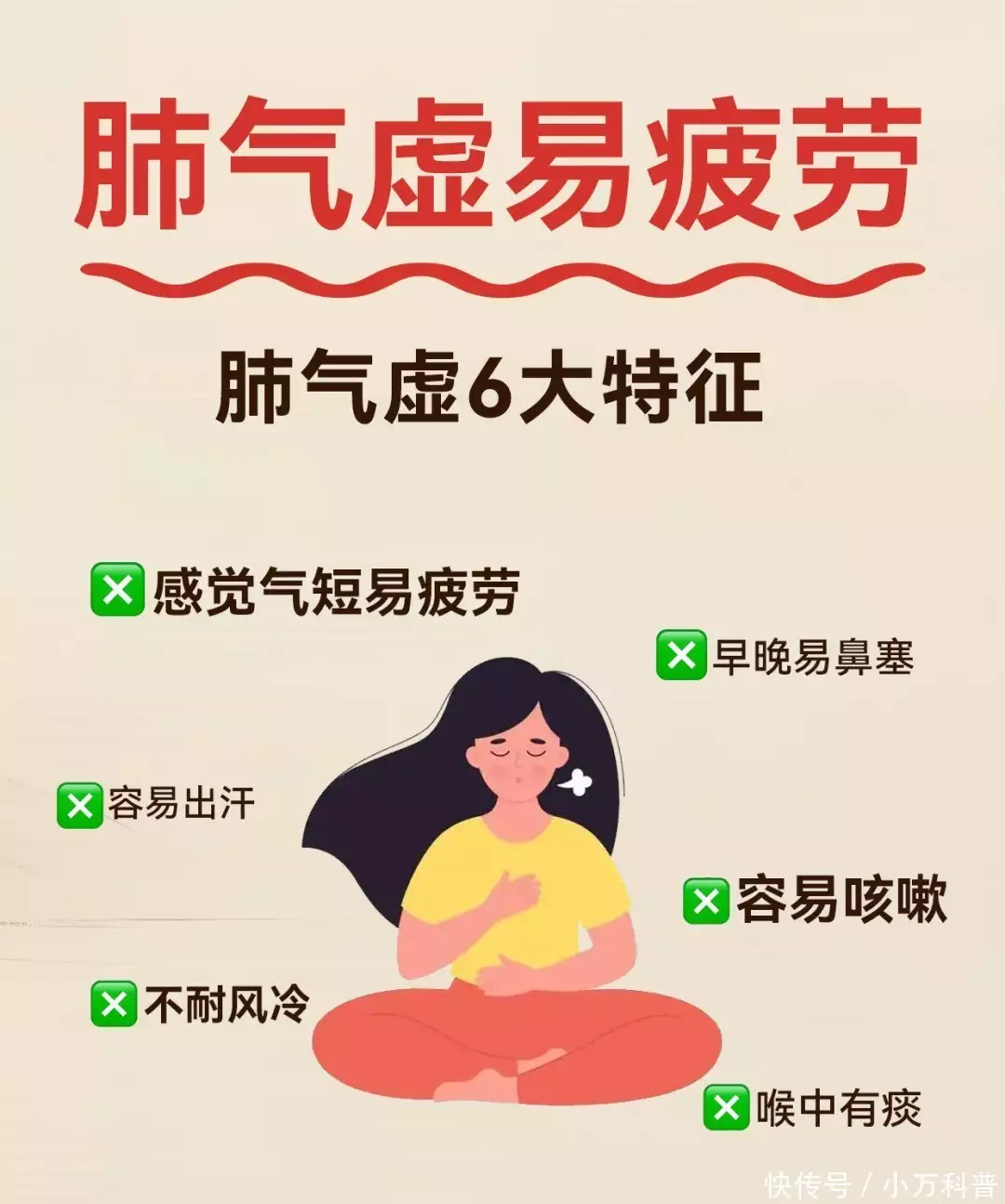 肺气虚的6大特征，看看你有没有中招!