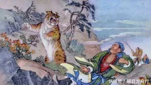 ，游说周处上山打虎，入水斩蛟龙，实际上是想他们两败俱伤，只剩一害。 周处立即上山杀死老虎，然后下水