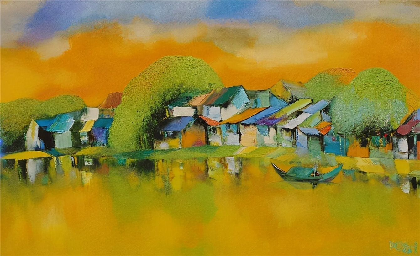 美术学院@越南画家Dao Hai Phong色彩艳丽的绘画作品