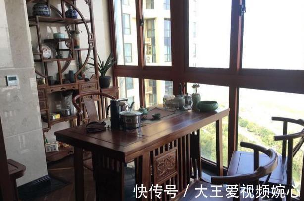 材料|阳台改茶室,一要做好布局划分,二要选好方案,三要注意两个问题
