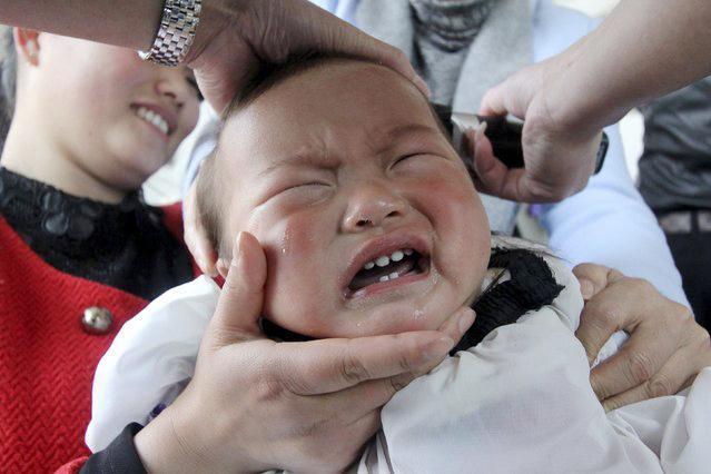 理发器|爸爸亲自在家给娃理发,看到道具后,网友惊呼:神操作