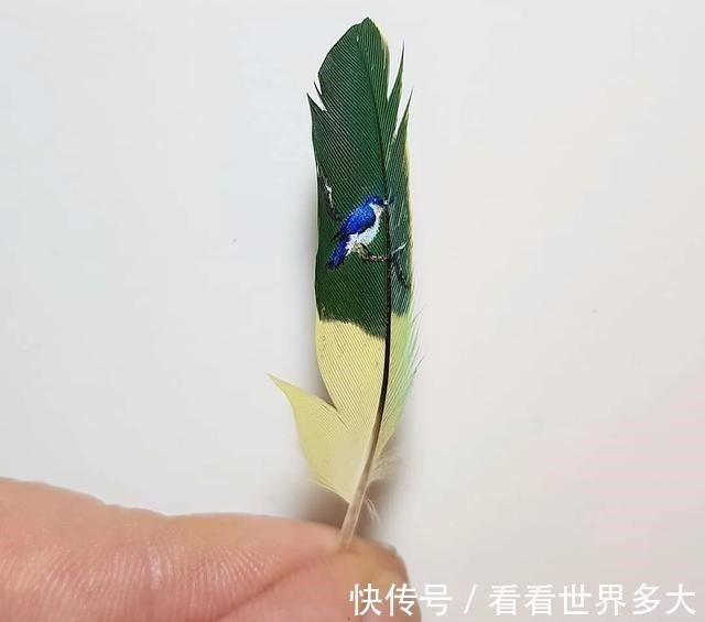 砂糖粒@惊爆眼球!60岁帅大爷在头发丝上画画,米粒、瓜子都给他当画布!