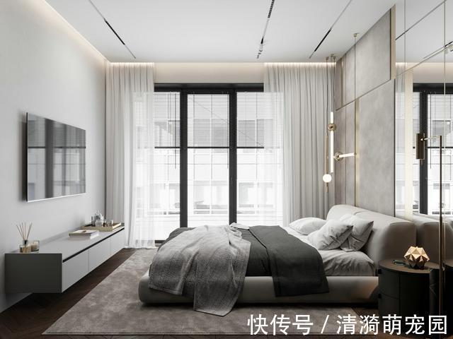 微水泥|现代轻奢两居:又见木质与石材,又见精致与高级