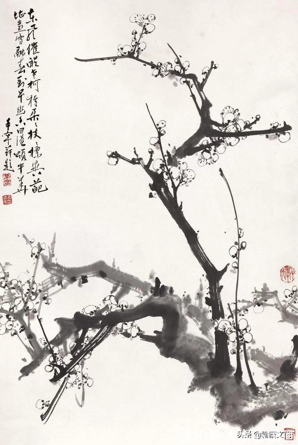 正气浩然!“梅痴”于希宁的诗与画:铁骨寒梅颂国魂