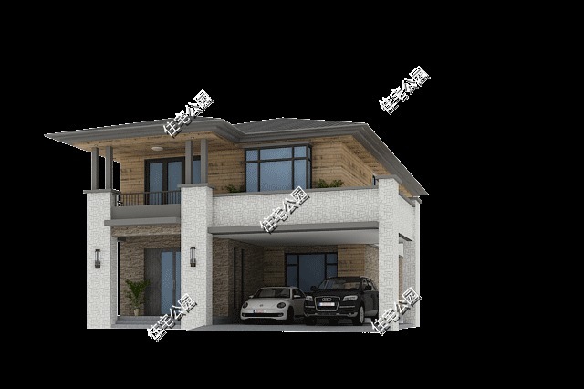 房屋|11×15米现代别墅,有车库还有旋转楼梯,这样设计果然受欢迎