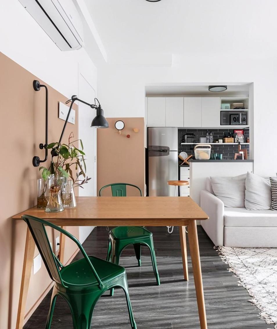 厨房|48㎡小公寓,精雕细琢,细节完美,大房子的功能区一个不少