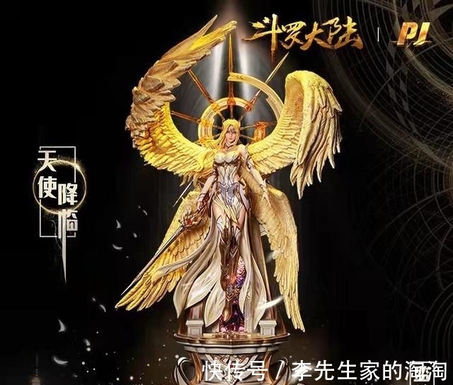 千仞雪|斗罗大陆:女神千仞雪首款手办曝光,自带天使光环,可惜双目无神