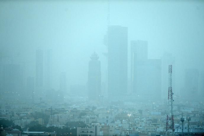 （国际）科威特城遭遇沙尘暴