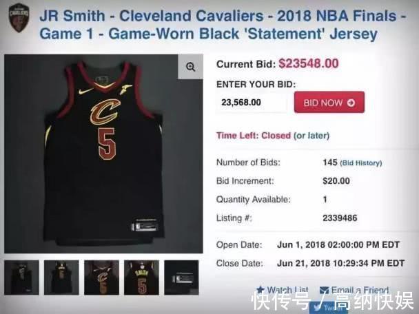 JR|NBA球星的另类拍卖品库里牙套拍出2万,JR球衣遭勇士球迷疯抢