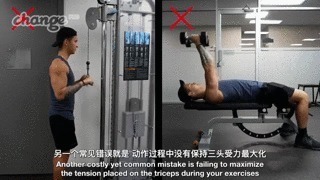 肌头|手臂太细怎么练掌握这3点，“肱三头轰炸”练出麒麟臂