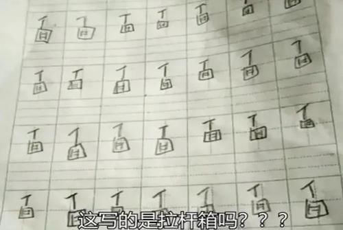 分数|大学生“楔形”字体走红，没有一笔是弯的，老师：就是看不太懂