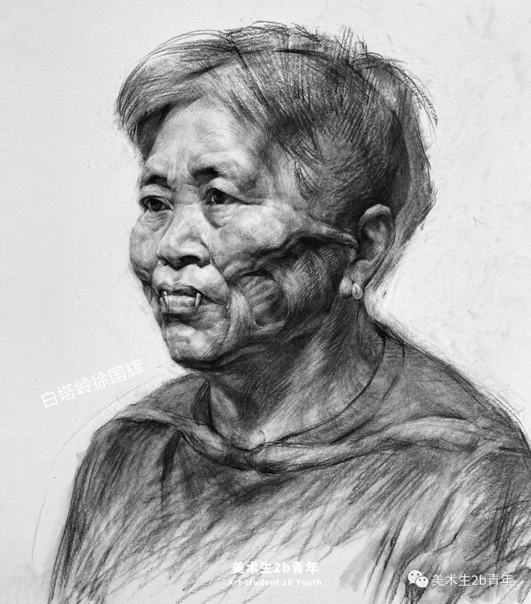 形体##尚唯美画室#素描没有捷径,除非伦勃朗附你身——徐国辉