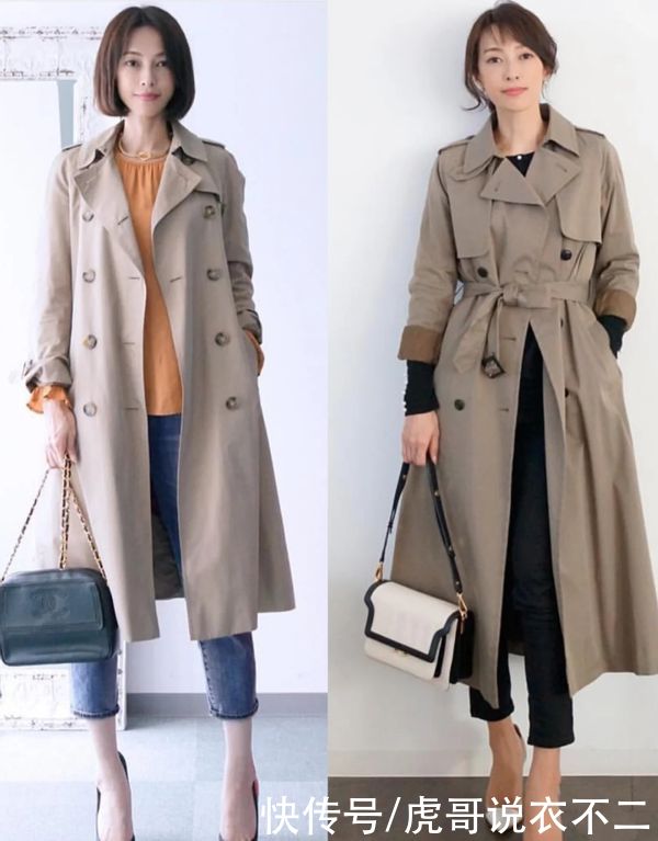 日本女人的优雅藏在风衣里，掌握“三要三不要”原则，赢得好气质