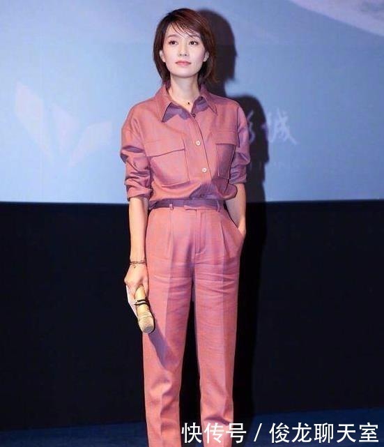 马伊琍|马伊琍短发留长,看着比从前显嫩了不少,还更有女人味了!