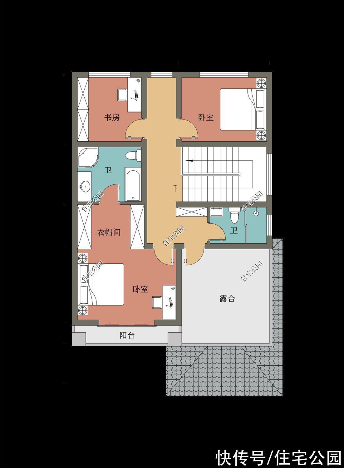 预算|面宽8米也能建出大气别墅,10套小面宽图纸,哪套更适合你家?