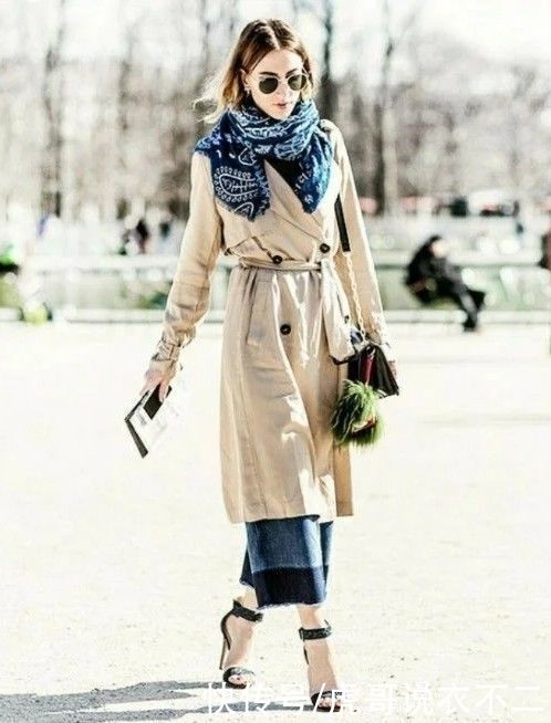 过年“风衣”这么搭，简约大气到骨子里，这才是时髦精该有的打扮