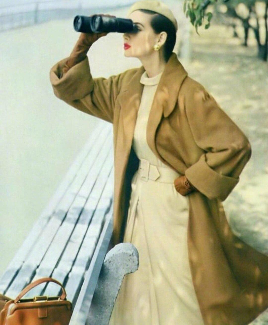 时尚|五十年代的时尚裙装, 优雅的色彩搭配, 依旧很美