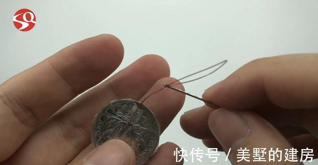 胶带|一枚硬币,让穿针变得这么简单,又快又好用,太方便了