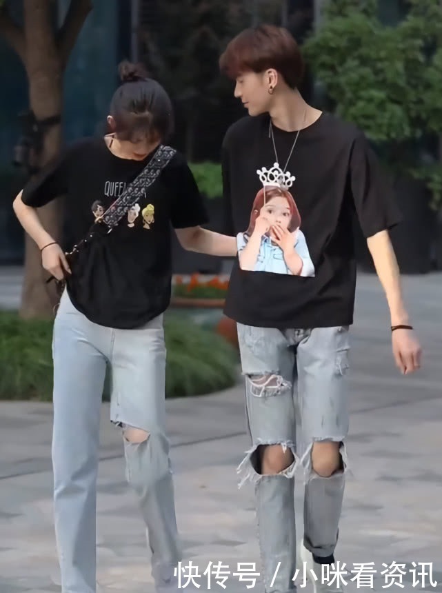 这对情侣真“潮”,裤子两人换着穿,同款长腿省钱省事又省心!