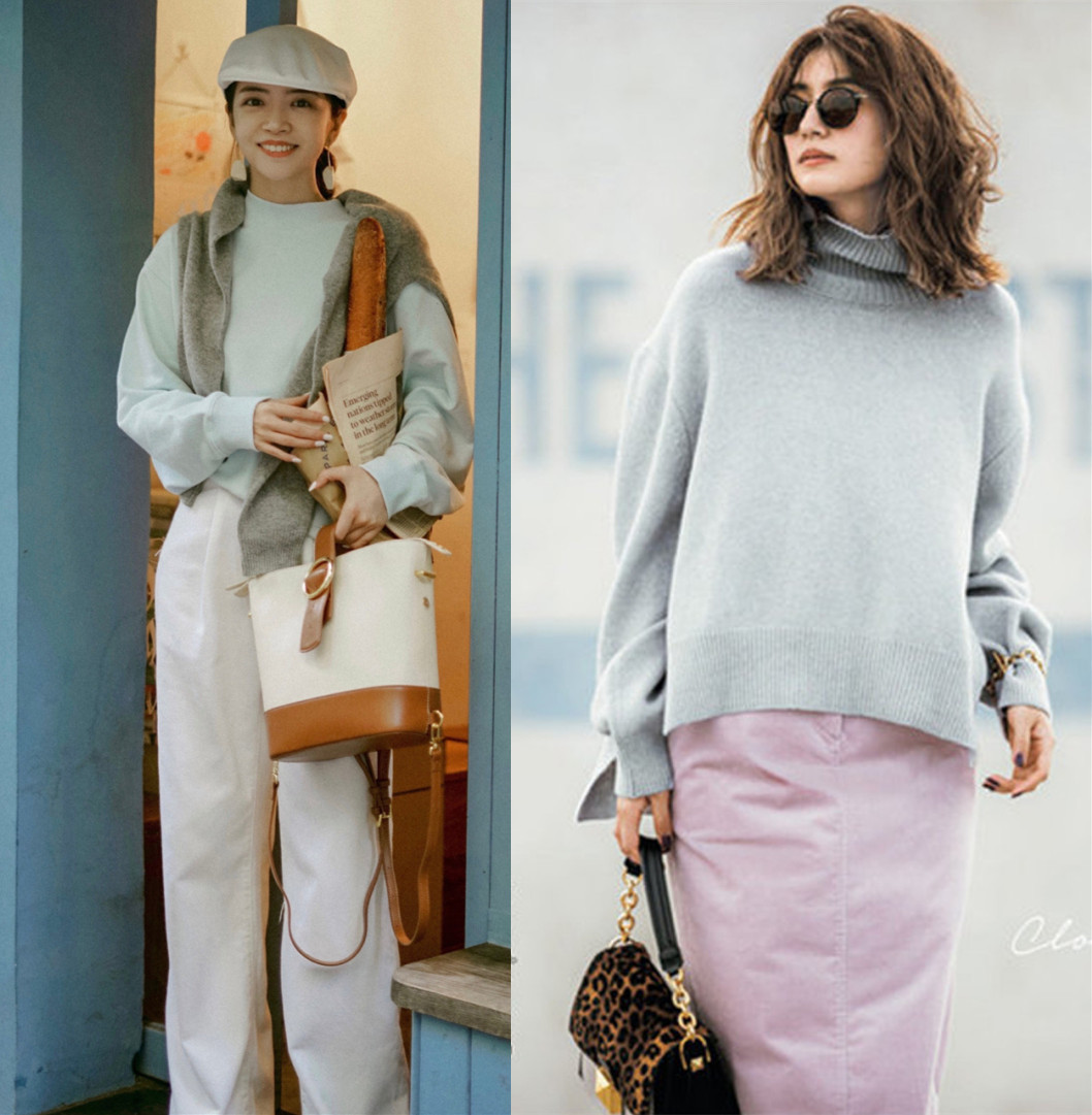 毛衣 今年冬天,毛衣就买这3个“高级色”,显白减龄,穿几年也不过时