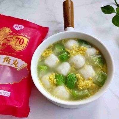 鳕鱼丸丝瓜汤中午刚做完，晚上又想吃了