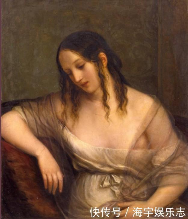 纳塔莱·斯齐亚沃尼&体态丰满妩媚的意大利女性人体油画,脸若桃花,温香艳玉之貌