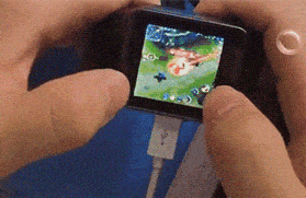 |搞笑GIF段子:因为我 我有恐高症!