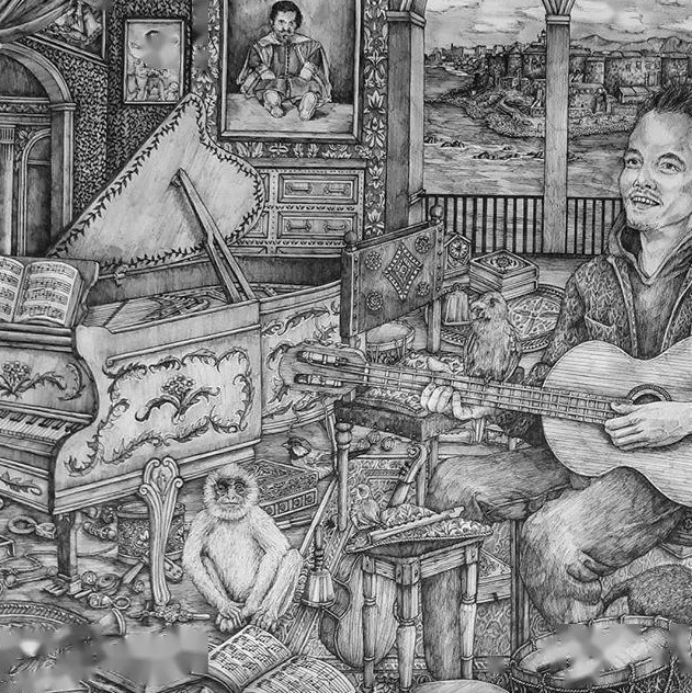 olivia@全球最“抠”美女画家,用一支2元针管笔惊艳世界