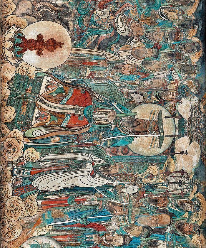 元始天尊#鉴赏|永乐宫壁画里的色彩美学