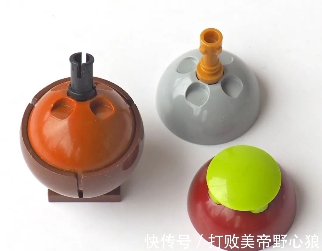 半球|乐高MOC拼搭元素使用分析之:空心半球及六边面板元素