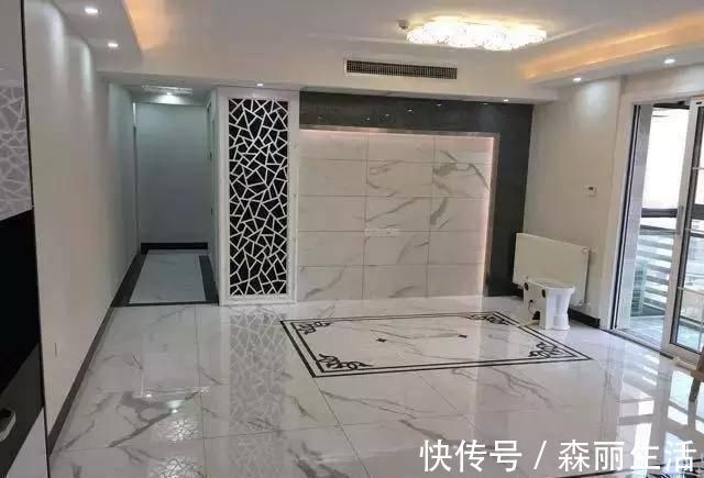 家具|晒晒我的新房,家具还没进场就美炸了,邻居说地砖很特别