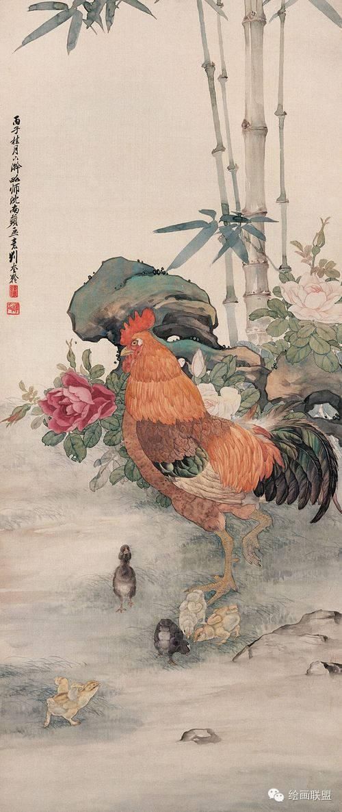 一代宗师|上阵父子兵，这爷俩画鸡能排第一！