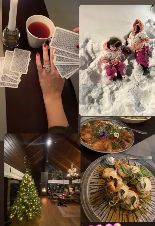未婚妻|奢侈!C罗未婚妻去北极过圣诞,貂皮大衣抢镜,迷你罗帮着带娃