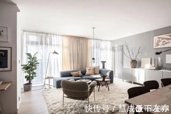 书房|她家64㎡,全屋装修简单素雅,光一个客厅就把人迷住了,真好看