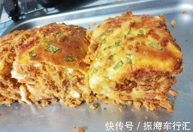沙拉酱|肉松面包按这个配方做，松软Q弹香甜，好吃到孩子舔手指