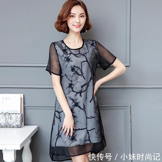 时尚|精致时尚大码裙,胖女人的夏季福音,显瘦显年轻