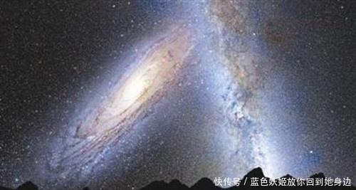 星系碰撞融 天文望远镜拍到2亿光年外的星系碰撞，银河系也会有同样的命运