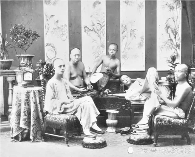 正妻|清末“罕见照”:小妾在正妻前面色如土,吃六道菜才算大户之家