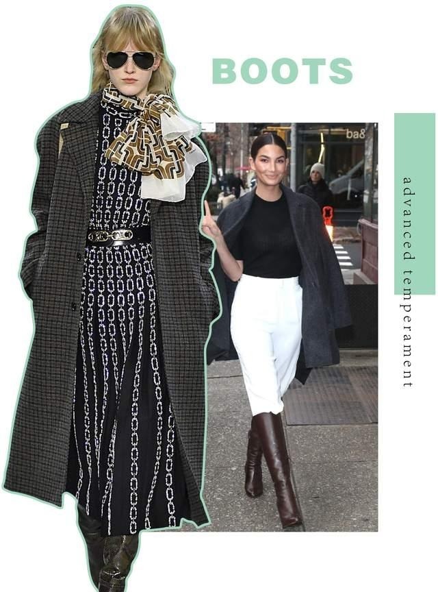 “阔腿裤+靴子”成今冬潮款搭配,高级显气质,不挑身材与年龄