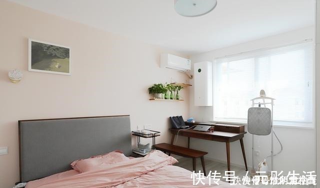 一居室|看腻了北欧风,43㎡一居室靠超美配色做到了优雅高级!