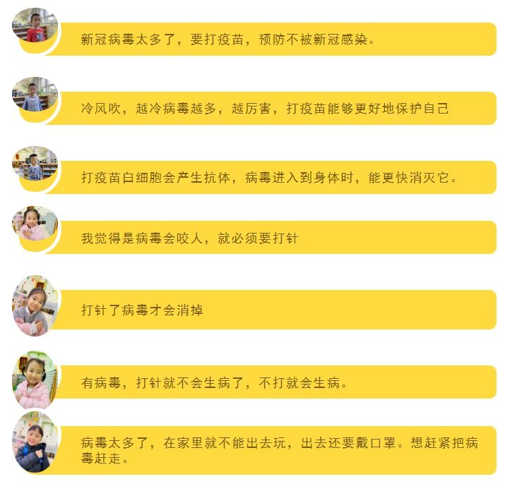 青云店|探索孩子们的内心世界——“听说我们要打疫苗啦！”