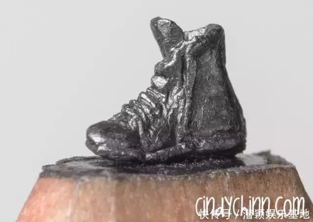 美国艺术家 Cindy Chinn 在铅笔上微雕艺术的作品