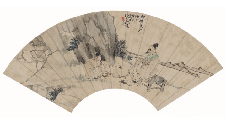 中国画家#他与吴昌硕同为“海派四杰”,徐悲鸿赞其是仇英后中国画家第一人