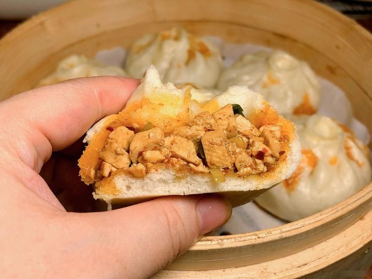 薄皮大馅香辣豆腐包子做法，比肉包子还好吃