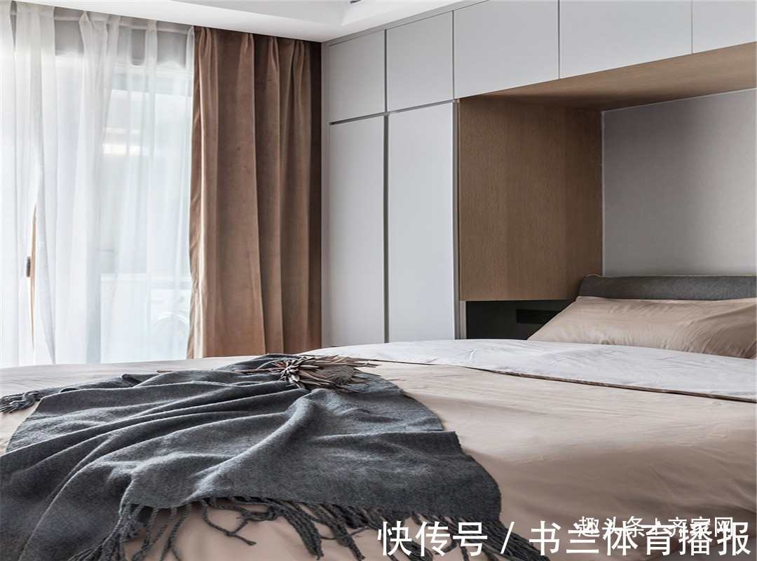 书房|89平两房现代,休闲书房,客厅,餐厅连成一体的扩容空间感!