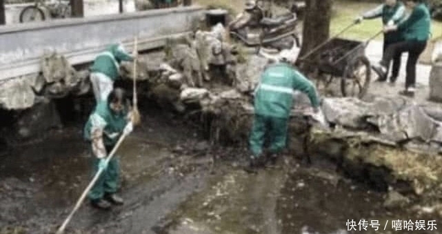 减少|鱼塘的鱼儿减少,主人把鱼塘里的水抽干,结果却发现宝贝了