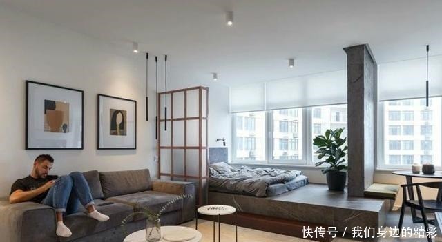 空间感|乌克兰39㎡的小家,一厅一卧一人住太舒服了,忍不住晒晒!