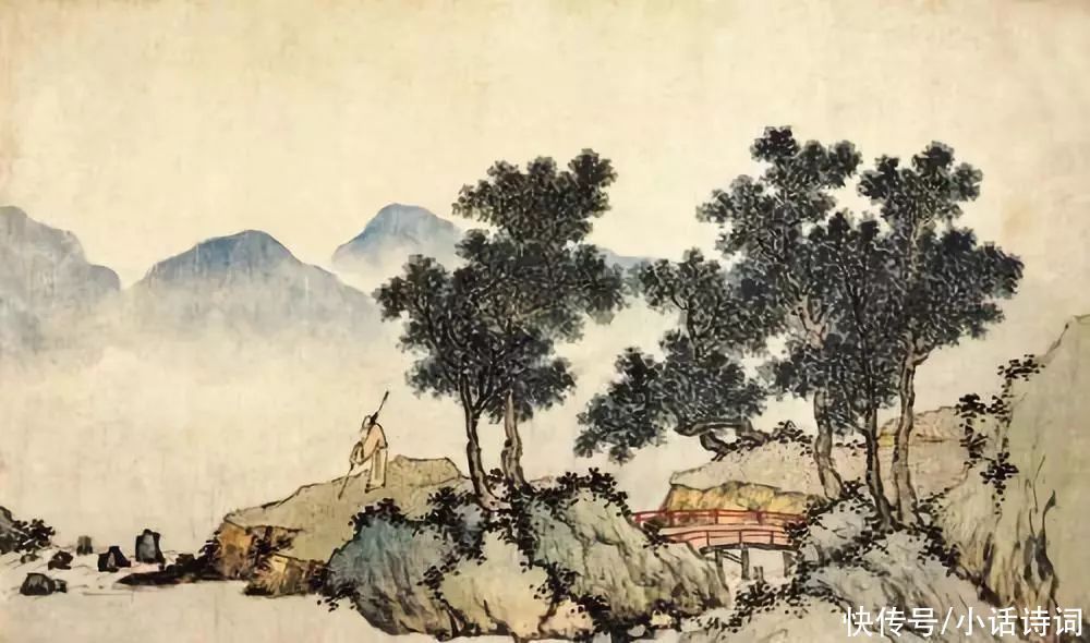 辋川&王维很美的一首诗,开篇就是千古名句,短短20字写出鹿柴的风光