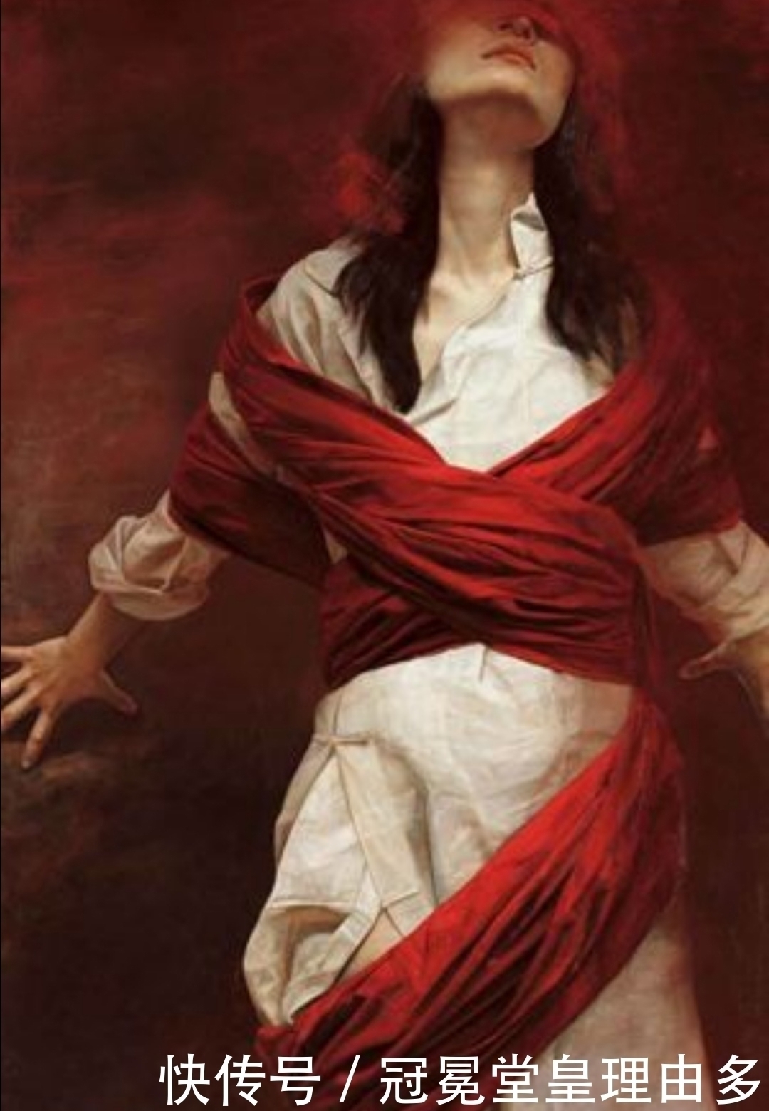 所能企$将女性画得如此苍茫大气,画面竟然还这般唯美