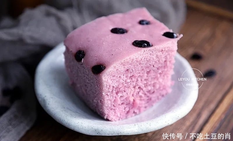 不用|不用揉面,搅搅面糊,蒸一块又松又软的发糕